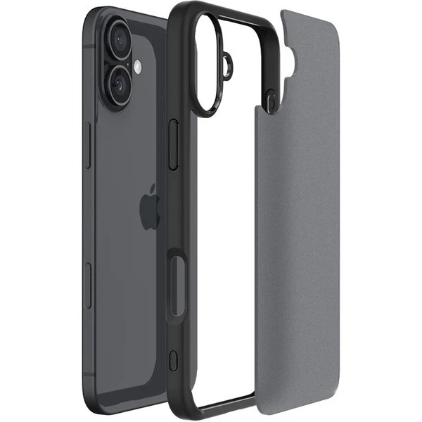 Spigen Ultra Hybrid kryt iPhone 16 frost black - Pouzdra - Obrázek fc2f8f2976714a6da788a72aae73d8b1