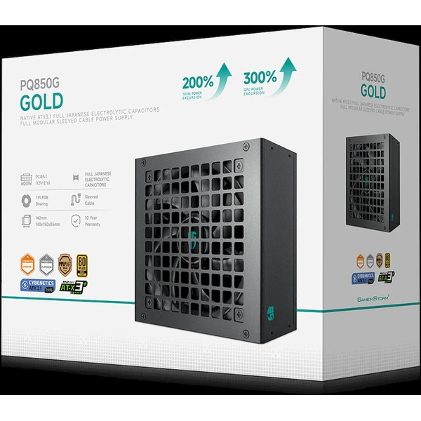 DEEPCOOL GAMERSTORM PQ850G 850W černý - Zdroje - Obrázek fc68f64d8743480a881714b45e04758b