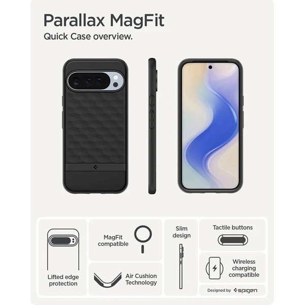 Spigen Parallax MagSafe kryt Google Pixel 10 Pro XL matně černý - Pouzdra - Obrázek fc9a1b62d9a74440b1ae3a30e5f96060