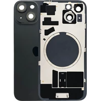 Náhradní zadní sklo pro iPhone 15 černé - Náhradní zadní skla