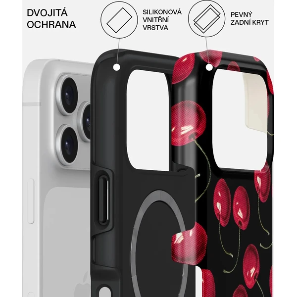 Burga Tough MagSafe kryt iPhone 17 Pro Cherrybomb - Pouzdra - Obrázek fcbab55a72bc426587effcad2cf68895