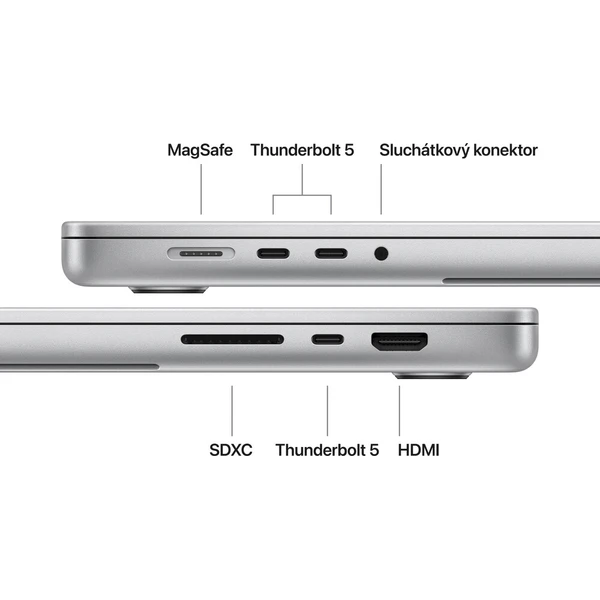 CTO Apple MacBook Pro 16" / NANO / M5 Pro 18xCPU/20xGPU / CZ KLV / Stříbrná / 1TB / 24GB - Notebooky - Obrázek fcbb6933dd9841308bebc24b998d1aa7