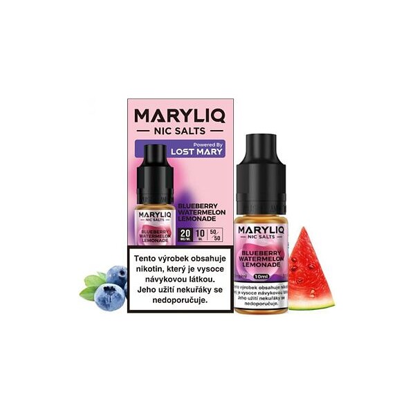 Maryliq Salt Limonáda s borůvkou a melounem 10ml (20mg)