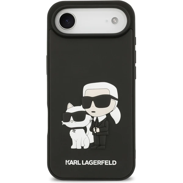 Karl Lagerfeld 3D Rubber Karl and Choupette kryt iPhone Air černý - Pouzdra - Obrázek fcc73487e5e74b2fac58b2ad96f55c93