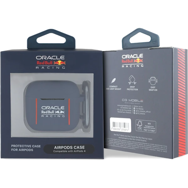 Oracle Red Bull Racing Silikonové pouzdro AirPods 4 modré - Pouzdra - Obrázek fcd8d37692f3491498c46d83e94a39b6