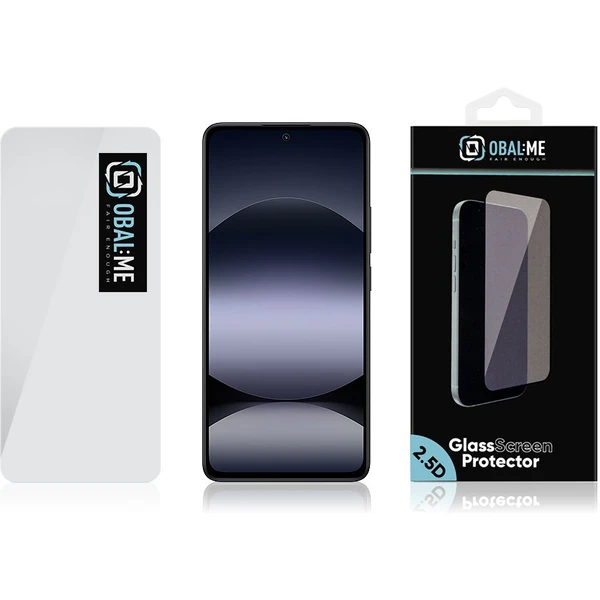 OBAL:ME 2.5D tvrzené sklo Xiaomi Redmi Note 14 4G/5G/14S/Poco M7 Pro 5G čiré - Ochranné folie a skla - Obrázek fcec635e67934999a6804fc26464e57f