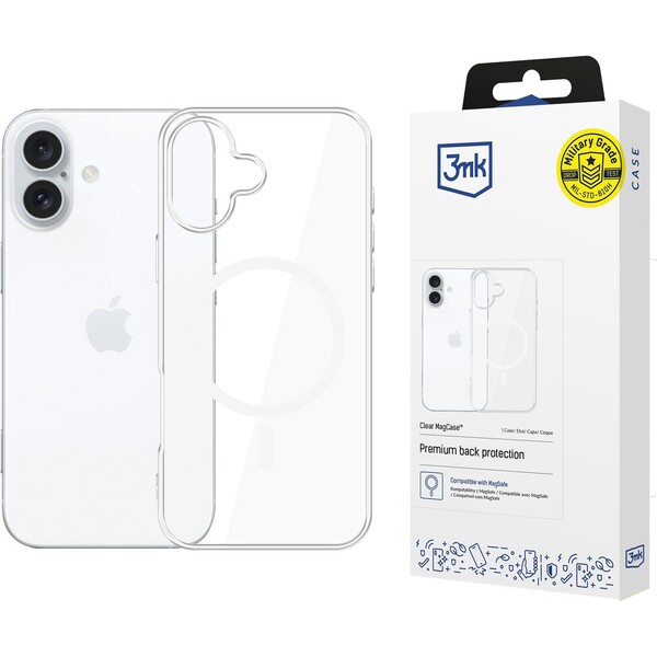 3mk Clear MagCase kryt Apple iPhone 17