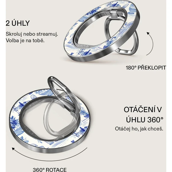 Burga Magnetic Ring držák Sobremesa stříbrný - Držáky - Obrázek fd249af6a00c4ce0b40c7d663a436160