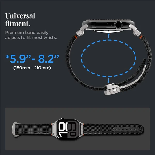 Spigen Classic Fit řemínek Apple Watch 49/46/45/44mm černý - Řemínky - Obrázek fd6b1136741d4b36b97f4e00ce38127a