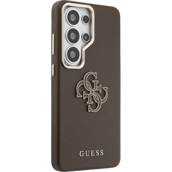 Guess PU 4G Resin Metal Logo kryt Samsung Galaxy S26 Ultra hnědý - Pouzdra - Obrázek fd7d8898cbbb41b193b41459bce356f6
