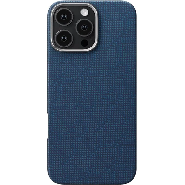 Pitaka Tactile Woven Case kryt iPhone 16 Pro Max PTK Dark Blue - Pouzdra - Obrázek fd944629456f481bb37ecbbee258a215