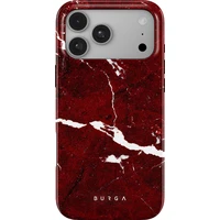 Burga Tough MagSafe kryt iPhone 18 Pro Iconic Red Ruby - Pouzdra