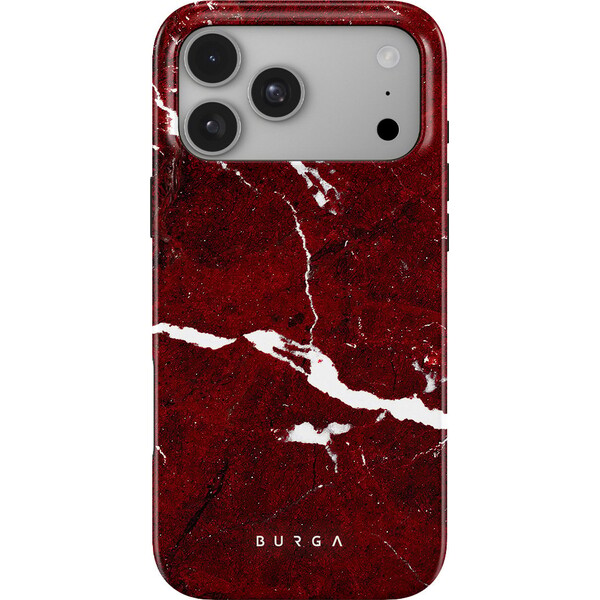 Burga Tough MagSafe kryt iPhone 18 Pro Iconic Red Ruby