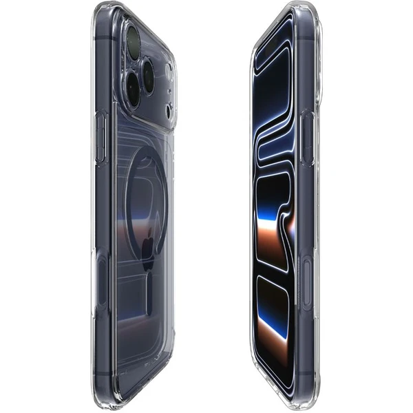 Spigen Ultra Hybrid MagSafe kryt iPhone 17 Pro clear deep blue - Pouzdra - Obrázek fdaae052abb74b9383b9e6d6a7859711