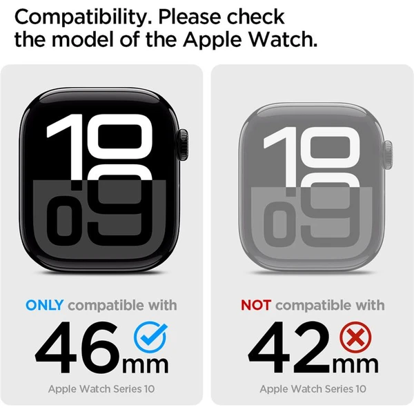 Spigen Liquid Air Pro kryt s řemínkem Apple Watch 10/11 (46mm) černý - Pouzdra - Obrázek fdadc313b9a14e2ab28caf6efed39733
