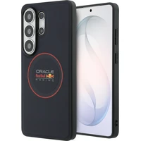 Oracle Red Bull Racing PU Leather Meshed Red Ring Magnetic kryt Samsung Galaxy S26 Ultra modrý - Pouzdra