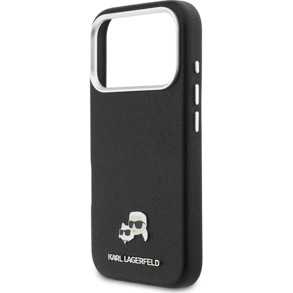 Karl Lagerfeld PU Karl and Choupette Heads Pins MagSafe kryt iPhone 17 Pro Max černý - Pouzdra - Obrázek fdc224013a354a2aa145ddf8606c35bd
