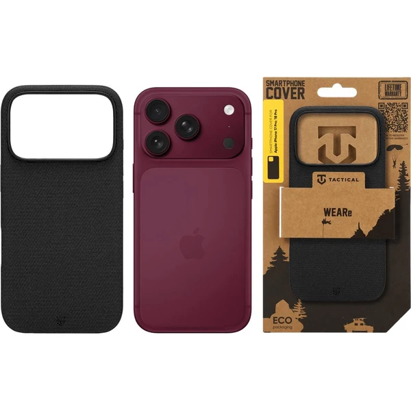 Tactical MagForce WEARe MagSafe kryt Apple iPhone 17 Pro/18 Pro Black - Pouzdra - Obrázek fdcfa065ca7e48648a813028a872b1d2