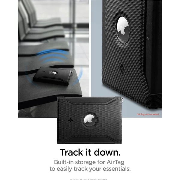 Spigen Universal AirTag Passport Holder pouzdro na cestovní pas černé - Pouzdra - Obrázek fde3b97f8d1742d184d926b9119f33bd