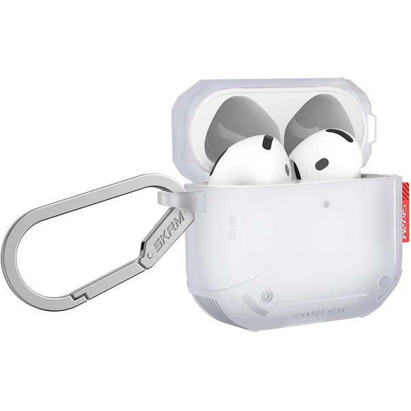 SKINARMA Mecha CE pouzdro pro AirPods 4 bílé - Pouzdra - Obrázek fdee5852c1af46e3844e5984e70e70e4