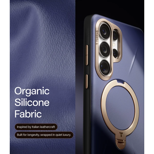 Torras Ostand Q3 VegSkin MagSafe kryt Samsung Galaxy S26 Ultra dark purple - Pouzdra - Obrázek fdf82b93721847aaaf24e0d84a7a0ea4