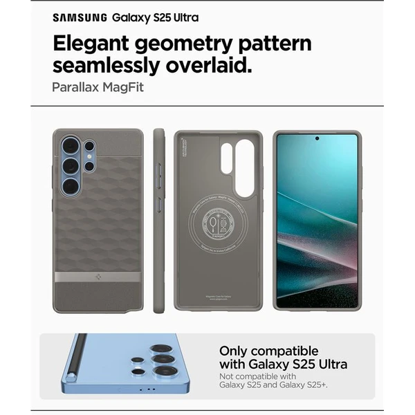 Spigen Parallax MagSafe kryt Samsung Galaxy S25 Ultra šedý - Pouzdra - Obrázek fe0c89c8fb7a49a3a588d4d8958a43ea