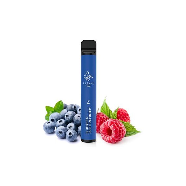 Elfbar 600 Disposable Pod Kit Blueberry Sour Raspberry