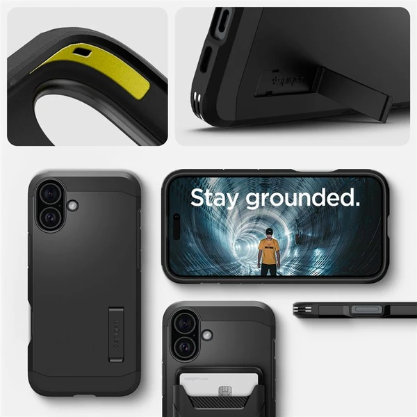 Spigen Tough Armor MagSafe kryt iPhone 16 Plus black - Pouzdra - Obrázek fe128222d81d4e1cad8cb2a5bbec7ff3