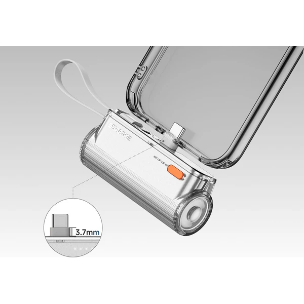 SHARGE Flow Mini 2 USB-C powerbanka (22.5 W) stříbrná - Powerbanky - Obrázek fe1a060b17844b62b84371dc1aa63610