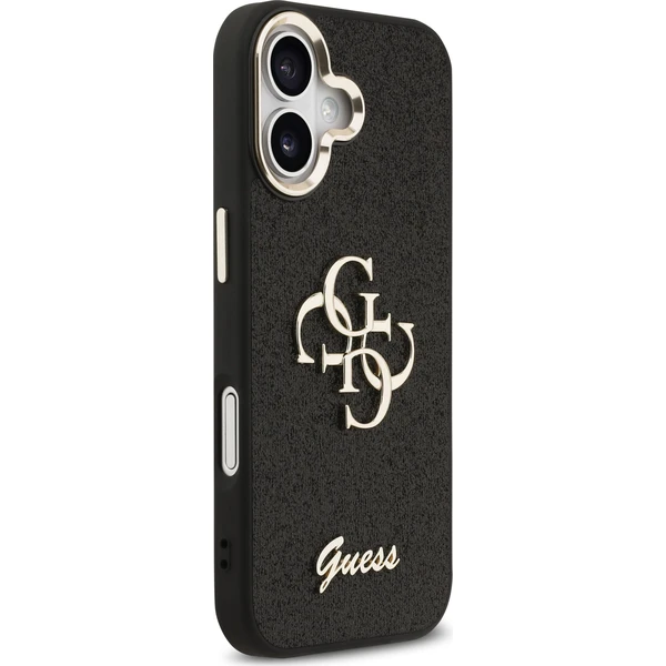 Guess PU Fixed Glitter 4G Metal Frame kryt iPhone 17 černý - Pouzdra - Obrázek fe34dee6f8b9462a8ac0227b7d2d3ac1