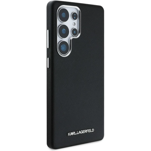 Karl Lagerfeld PU Saffiano Metal Logo and Frame kryt Samsung Galaxy S25 Ultra černý - Pouzdra - Obrázek fe444e17addf4b59aae4375250d679d4