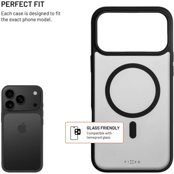 FIXED MagMisty kryt s MagSafe Apple iPhone 17 Pro Max černý - Pouzdra - Obrázek fe5a346deaac4212b884fee8228abf36