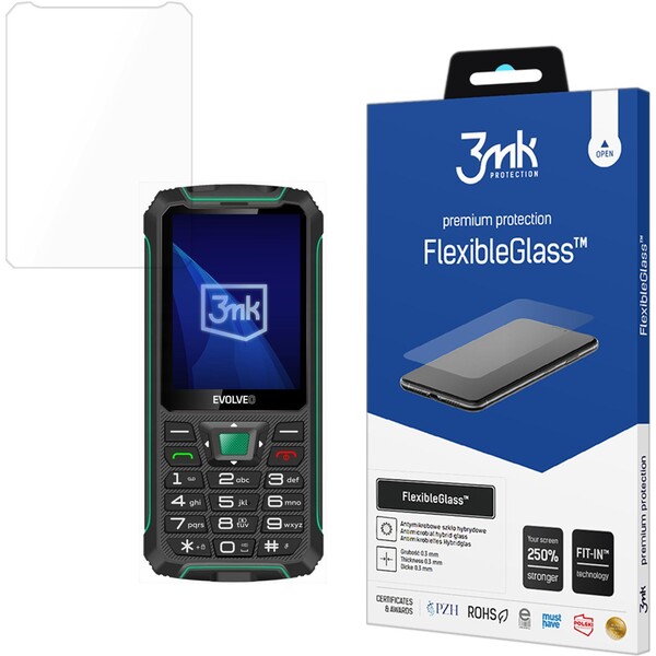 3mk FlexibleGlass ochranné sklo Evolveo StrongPhone W4