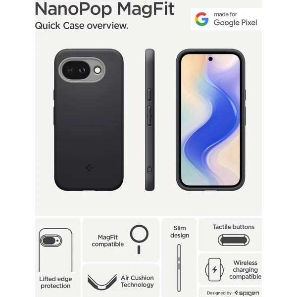 Spigen Nano Pop MagSafe kryt Google Pixel 10a black sesame - Pouzdra - Obrázek fe6301b583484818acc640fc103c1265