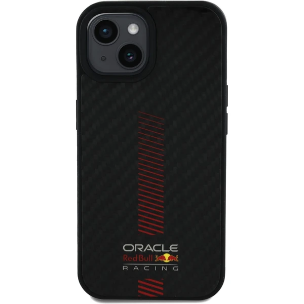 Oracle Red Bull Racing Carbon Powerbar MagSafe kryt iPhone 15 černý - Pouzdra - Obrázek fe640c5ecb764427b0d62a01c88a212b