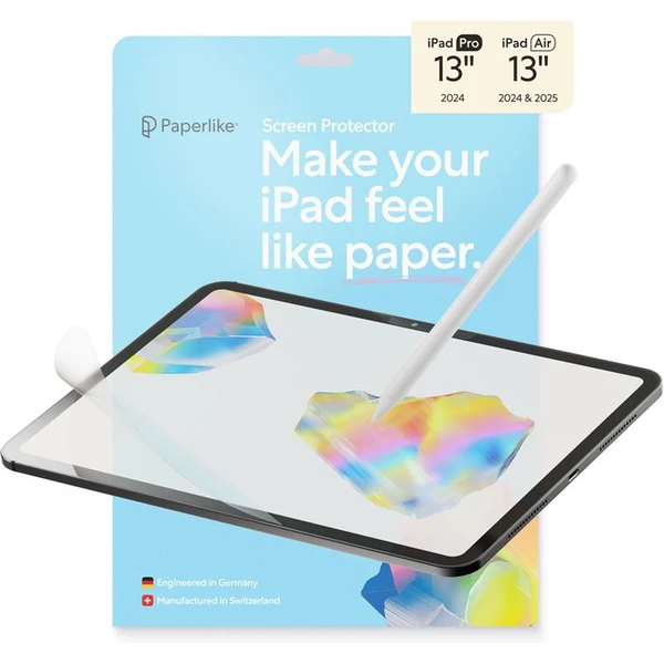 Paperlike Screen Protector 3 fólie na psaní a kreslení iPad Pro 13" (2025)/iPad Air 13" (24-26) 2 ks - Ochranné folie a skla - Obrázek fe64e4ab0d2d4b02b1fd05c57db874b4