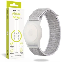 Mobile Origin AirTag Strap nylonový řemínek šedý - Náramky