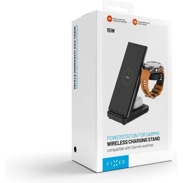 FIXED Powerstation stojánek pro Garmin s nabíjením až pro 3 zařízení, černý - Nabíječky - Obrázek fe7085ffd26745d8930c788393f3d8ee