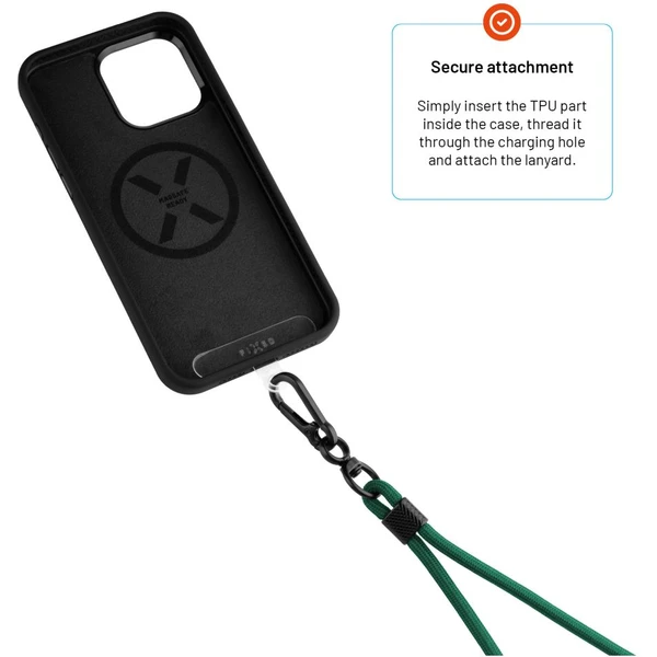 FIXED NeckUni univerzální šňůrka pro telefony se zadním krytem zelená - Poutka - Obrázek fe8d92b46819489686294d3480a58797