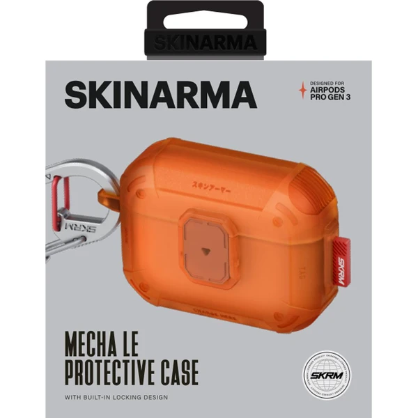 SKINARMA Mecha LE (Lock Edition) pouzdro AirPods Pro 3 oranžové - Pouzdra - Obrázek fe9599b493554efc869cd889987a57b5