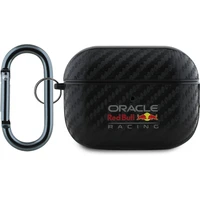 Oracle Red Bull Racing PU karbonové pouzdro AirPods Pro 2 černé - Pouzdra