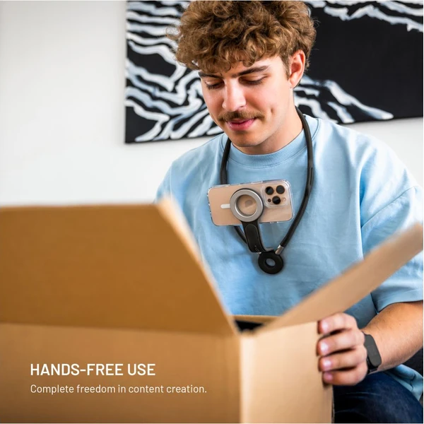 FIXED Creator Neck Phone Holder MagSafe držák na krk šedý - Držáky - Obrázek fecb342022bf4cacb6afd4cbab2f2b65