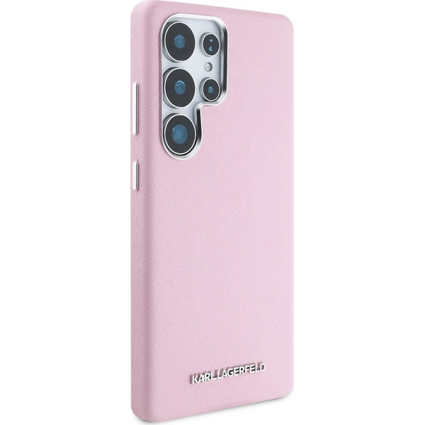 Karl Lagerfeld PU Saffiano Metal Logo and Frame kryt Samsung Galaxy S25 Ultra růžový - Pouzdra - Obrázek fed3e3713e4b47b9ba364f90fd131c92