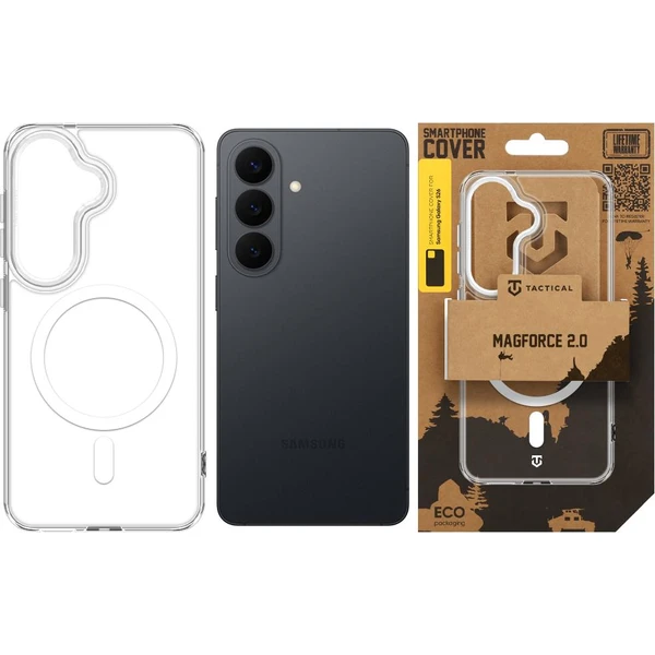 Tactical MagForce 2.0 MagSafe kryt Samsung Galaxy S26 stříbrný - Pouzdra - Obrázek fed4bd091b224fea9e504497d9c586fb