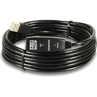 AXAGON ADR-215 USB-A/USB-A prodlužovací kabel 15m černý - Kabely a redukce