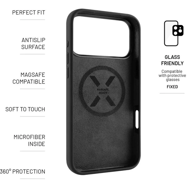 FIXED MagFlow kryt s MagSafe Apple iPhone 17 Pro Max černý - Pouzdra - Obrázek ff21f59b84b34cfabbf8c0b257c8cd94
