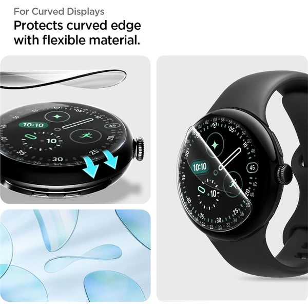 Spigen Eliteshield EZ Fit 2 Pack ochranná fólie Google Pixel Watch 4 (41mm) - Ochranné folie a skla - Obrázek ff2e8364c60944b092273e48c63200b8