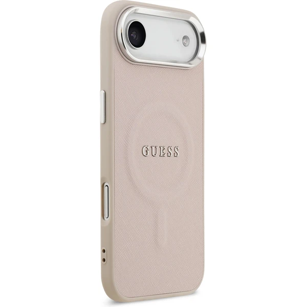 Guess PU Saffiano MagSafe kryt iPhone Air růžový - Pouzdra - Obrázek ff3093aa6b664a1ea15485a73c7c68a1