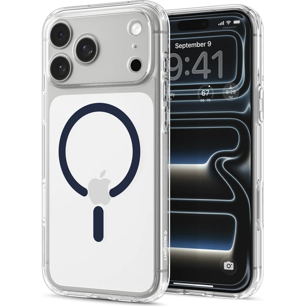 Spigen Ultra Hybrid MagSafe kryt iPhone 18 Pro Max/17 Pro Max clear deep blue - Pouzdra - Obrázek ff3186b7a1014beab9f4dd6a049ffd9b