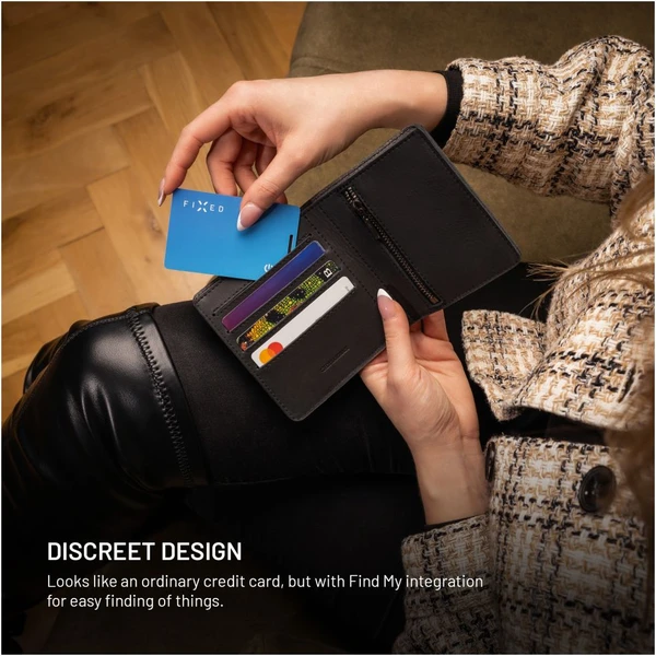 FIXED Tag Card 2 smart tracker s Find My a bezdrátovým nabíjením, modrý - Lokátory - Obrázek ff44b6ece52b4845944e0d63743efc7c